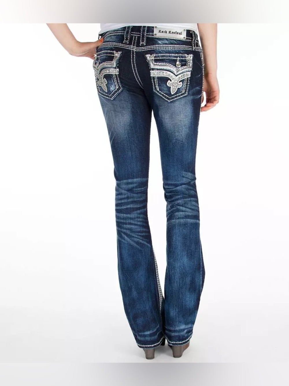 Rock Revival Kai Easy Bootcut Jeans 27